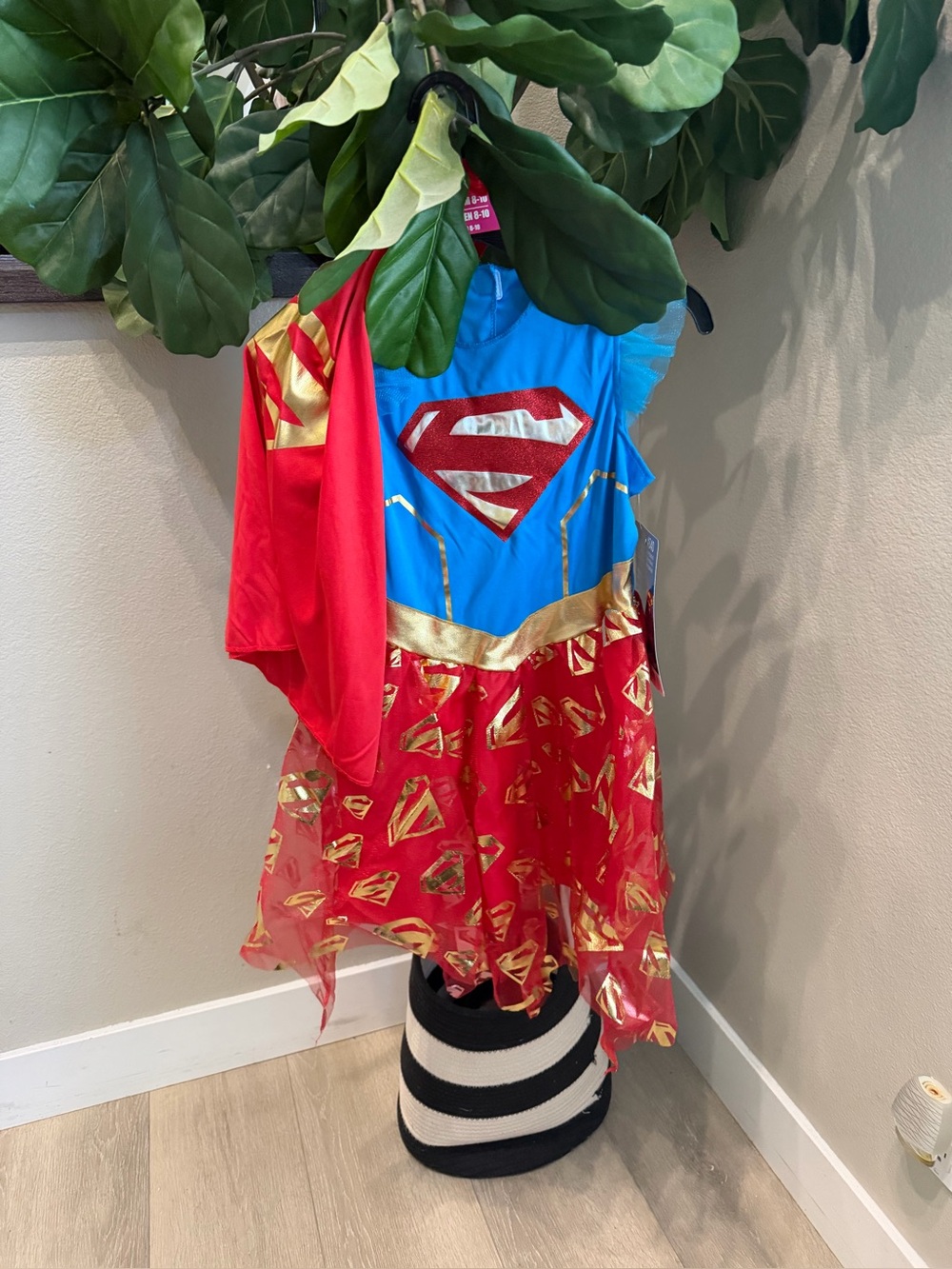 DC Superhero Kids Costume - Blue, Red, and Gold